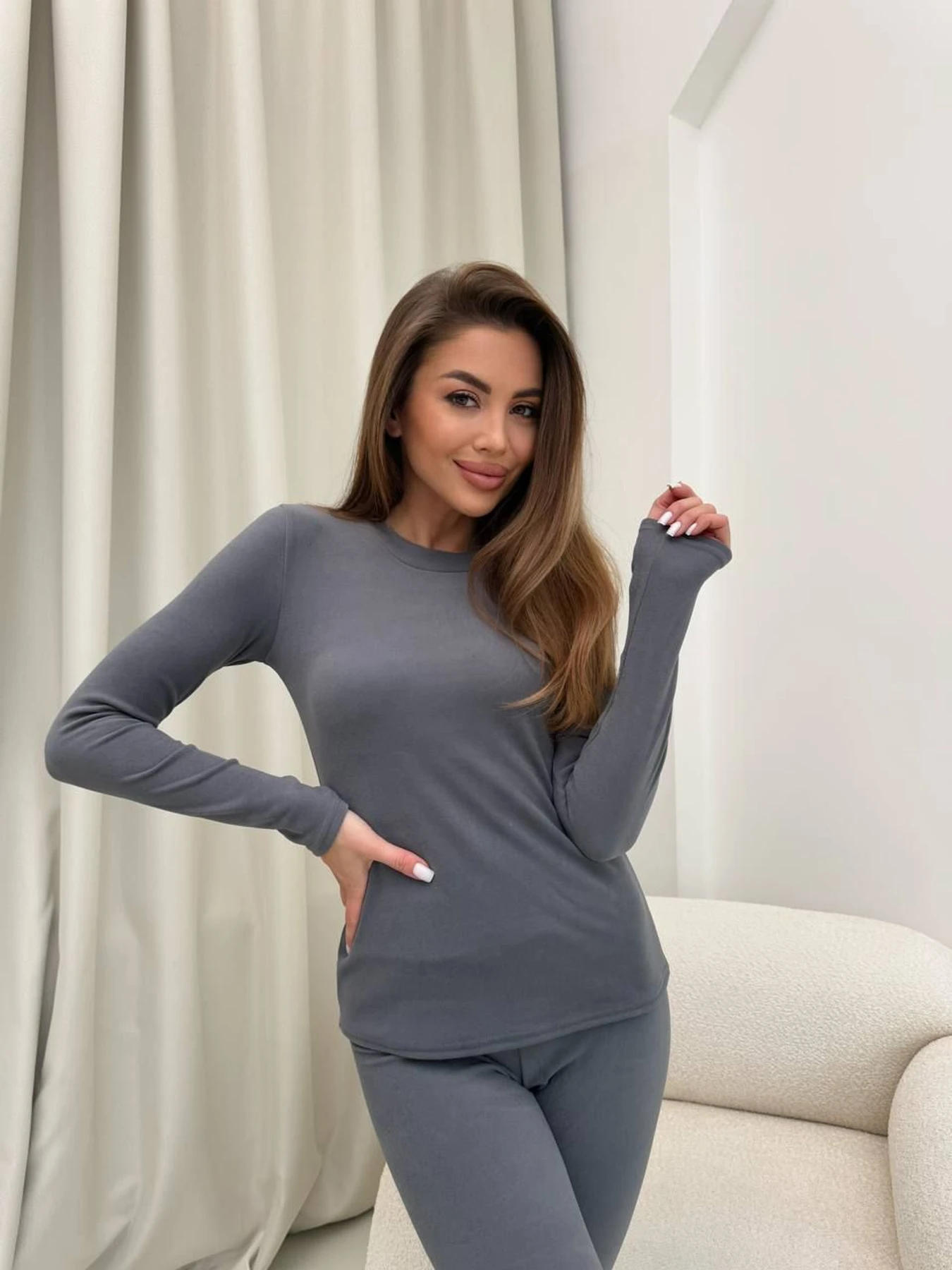 Нижнее белье Uaclothes модель like16202-grafitovj Нижнее белье Uaclothes модель like16202-grafitovj Фото