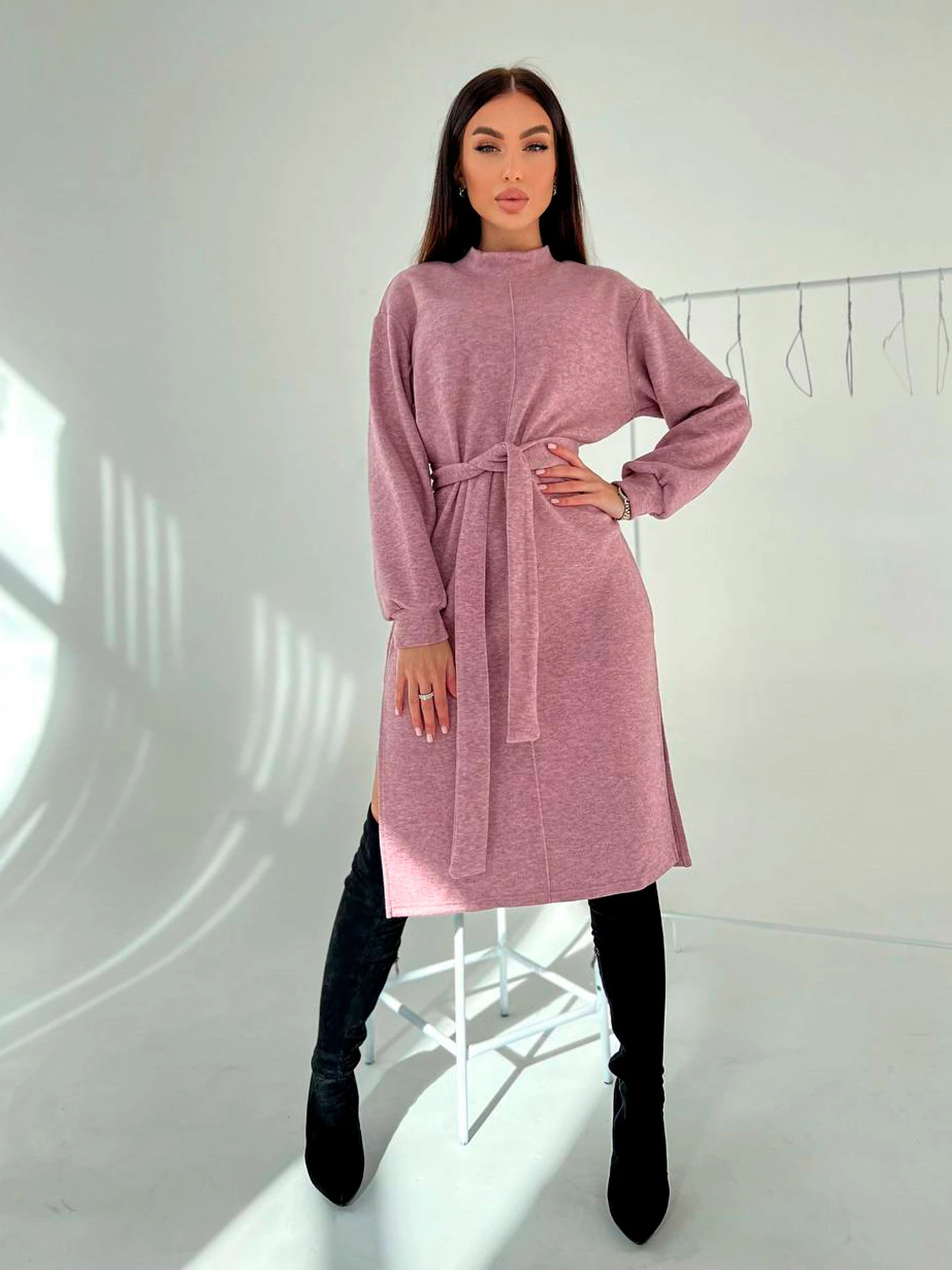 Платья Uaclothes модель like15862-pudrovj Платья Uaclothes модель like15862-pudrovj Фото