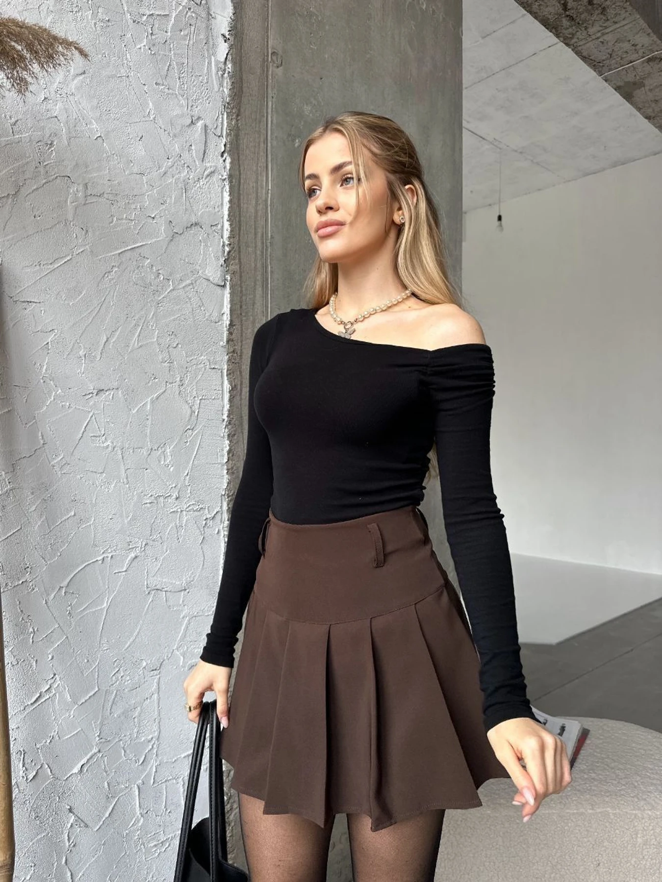 Юбки Uaclothes модель like15778-korichnevj Юбки Uaclothes модель like15778-korichnevj Фото