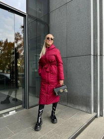Куртки та дублянки Uaclothes модель like15636-bordovj Фото