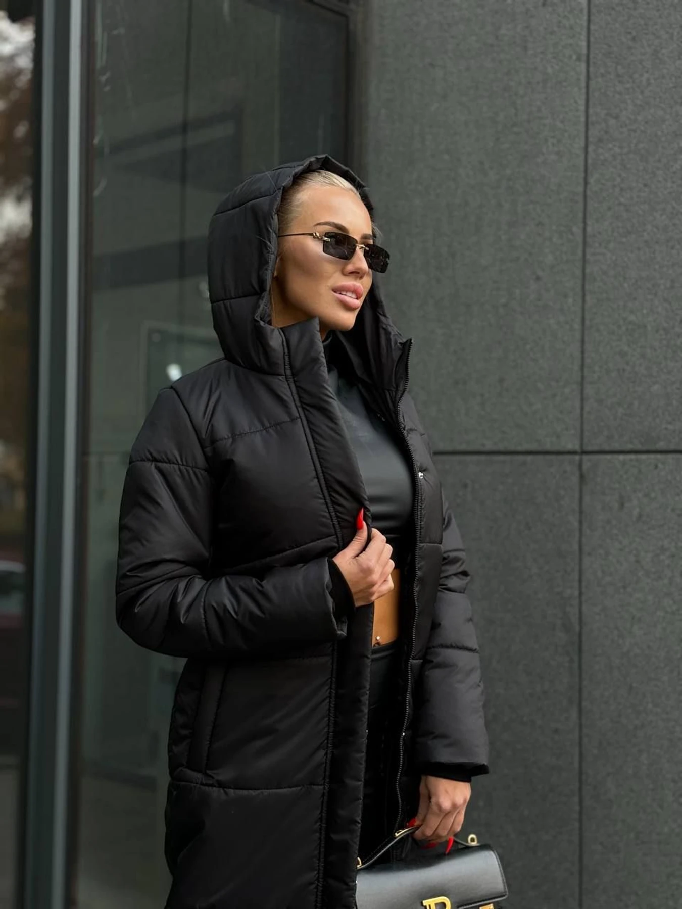 Куртки та дублянки Uaclothes модель like15636-chernj Куртки та дублянки Uaclothes модель like15636-chernj Фото