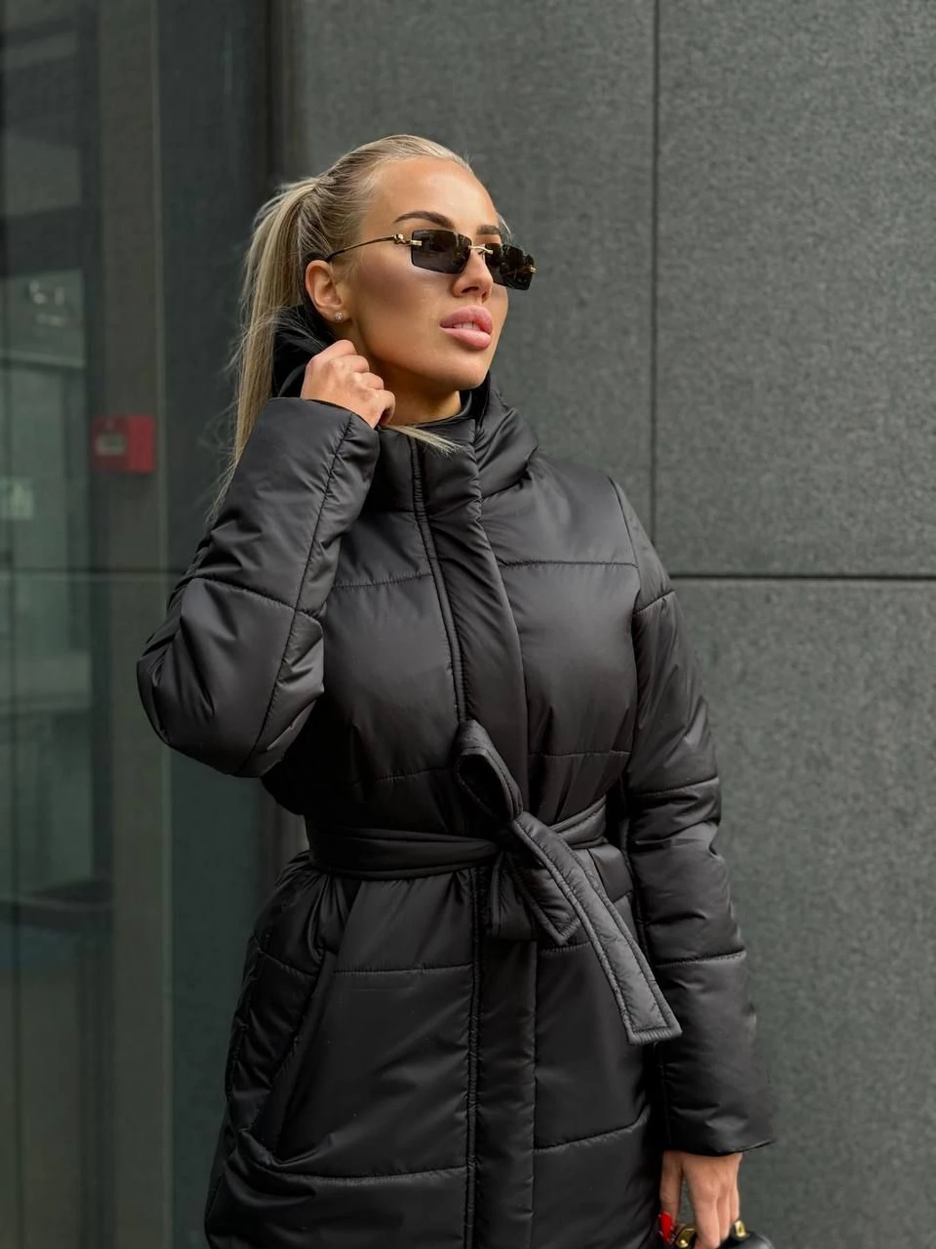 Куртки та дублянки Uaclothes модель like15636-chernj Куртки та дублянки Uaclothes модель like15636-chernj Фото