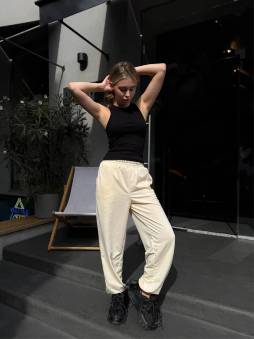 Штани Uaclothes модель like15550-bezhevj Фото