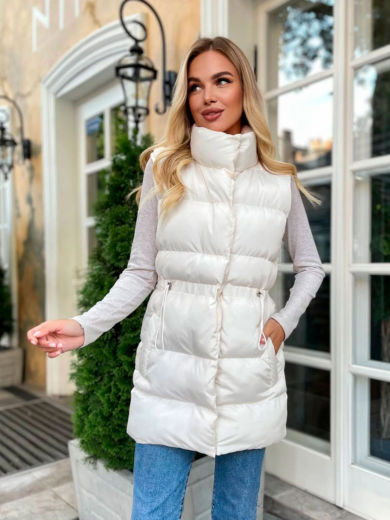 Куртки и дубленки Uaclothes модель like15263-molochnj Куртки и дубленки Uaclothes модель like15263-molochnj Фото