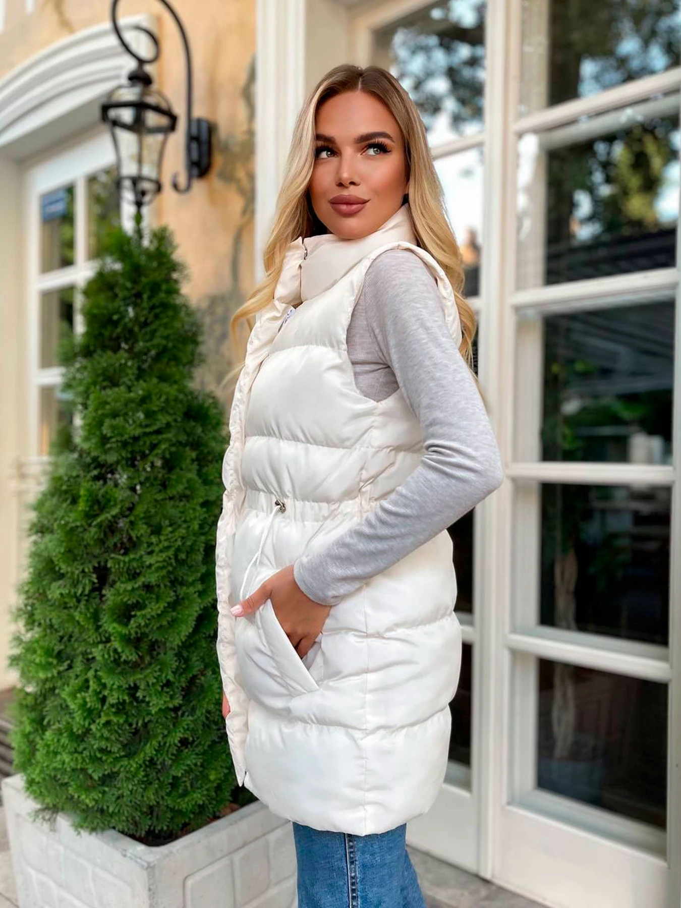 Куртки и дубленки Uaclothes модель like15263-molochnj Куртки и дубленки Uaclothes модель like15263-molochnj Фото