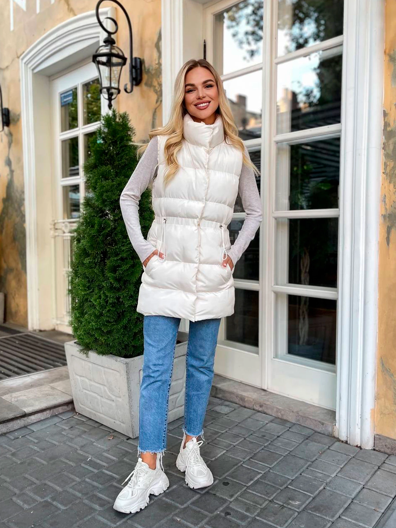 Куртки и дубленки Uaclothes модель like15263-molochnj Куртки и дубленки Uaclothes модель like15263-molochnj Фото