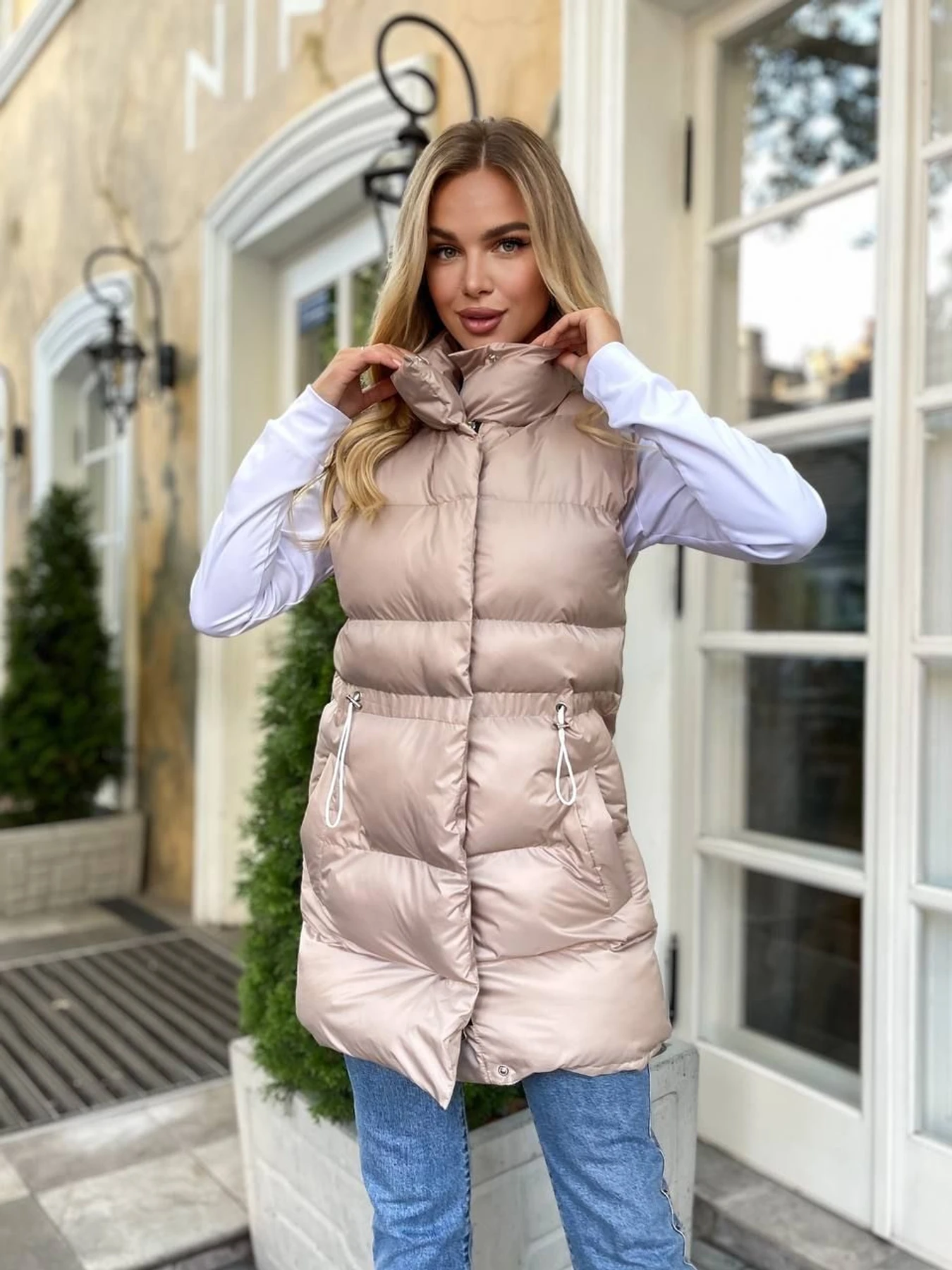 Куртки и дубленки Uaclothes модель like15263-bezhevj Куртки и дубленки Uaclothes модель like15263-bezhevj Фото