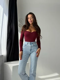 Боди и корсеты Uaclothes модель like15177-bordovj Фото