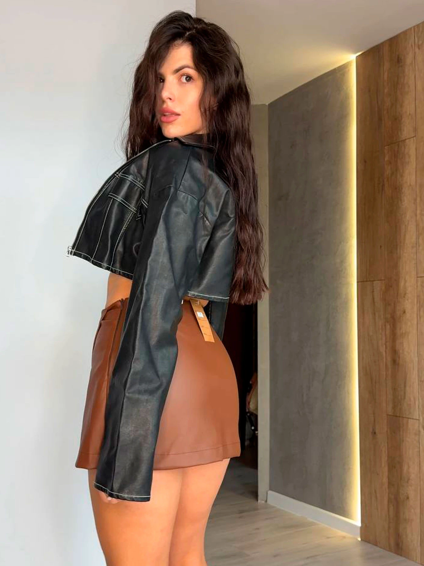 Спідниці Uaclothes модель like15087-korichnevj Спідниці Uaclothes модель like15087-korichnevj Фото