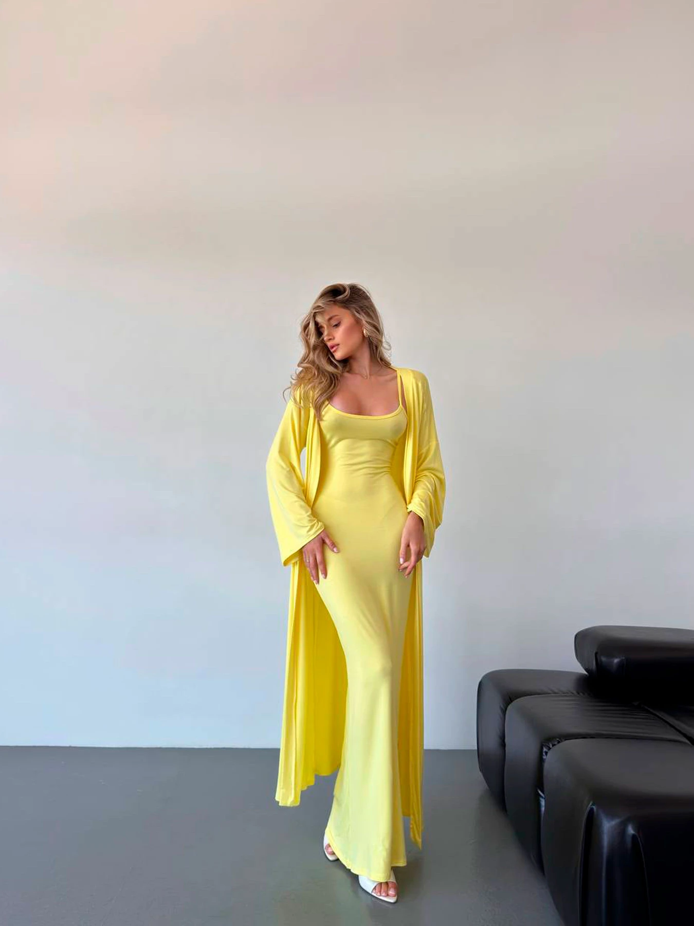 Костюмы Uaclothes модель like15008-zheltj Костюмы Uaclothes модель like15008-zheltj Фото