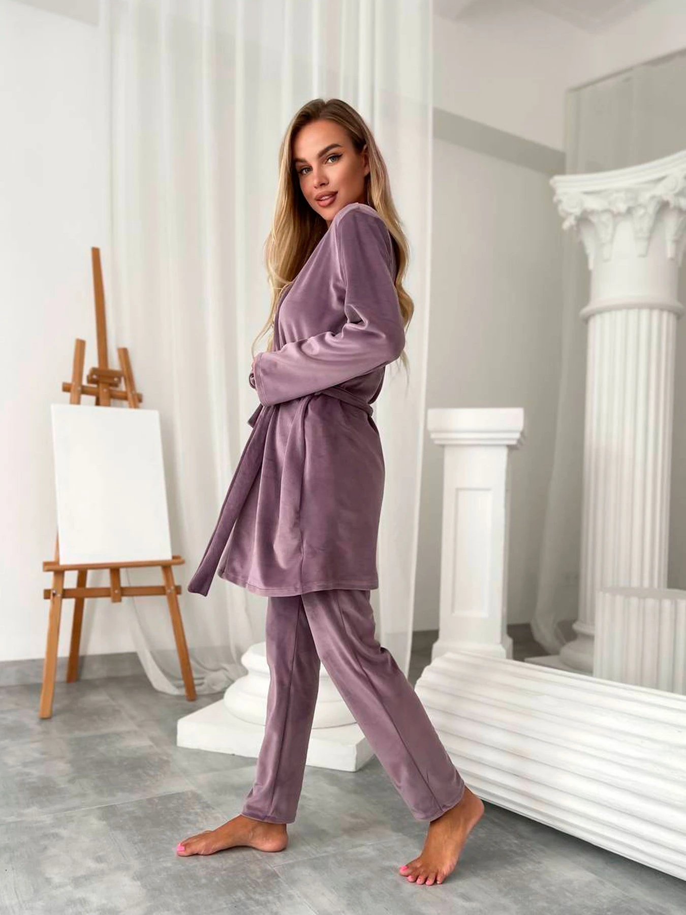 Одежда для дома и сна Uaclothes модель like14945-lilovij Одежда для дома и сна Uaclothes модель like14945-lilovij Фото