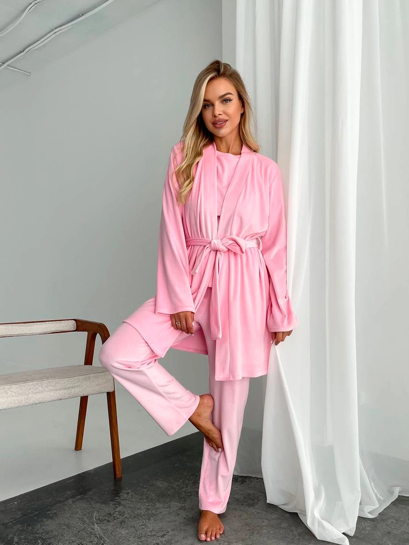 Одежда для дома и сна Uaclothes модель like14945-rozovj Одежда для дома и сна Uaclothes модель like14945-rozovj Фото
