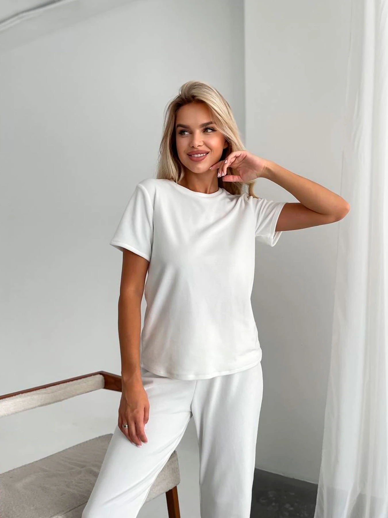 Одежда для дома и сна Uaclothes модель like14945-molochnj Одежда для дома и сна Uaclothes модель like14945-molochnj Фото