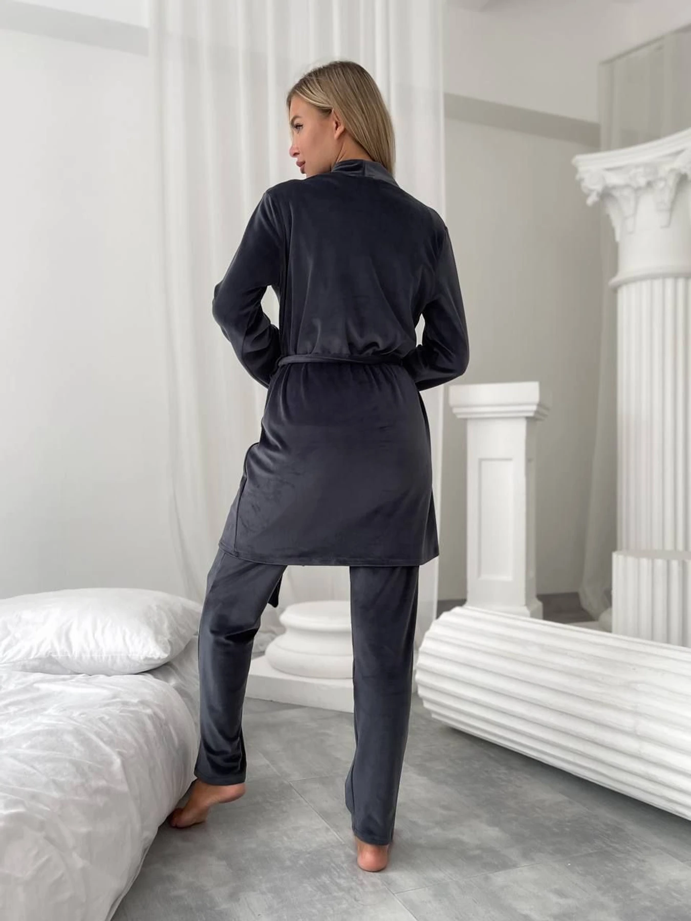Одяг для дому та сну Uaclothes модель like14945-grafitovj Одяг для дому та сну Uaclothes модель like14945-grafitovj Фото