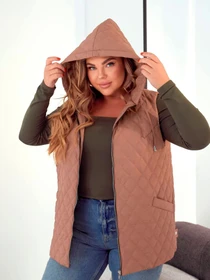 Куртки та дублянки Uaclothes модель like14867-kofejnij Фото