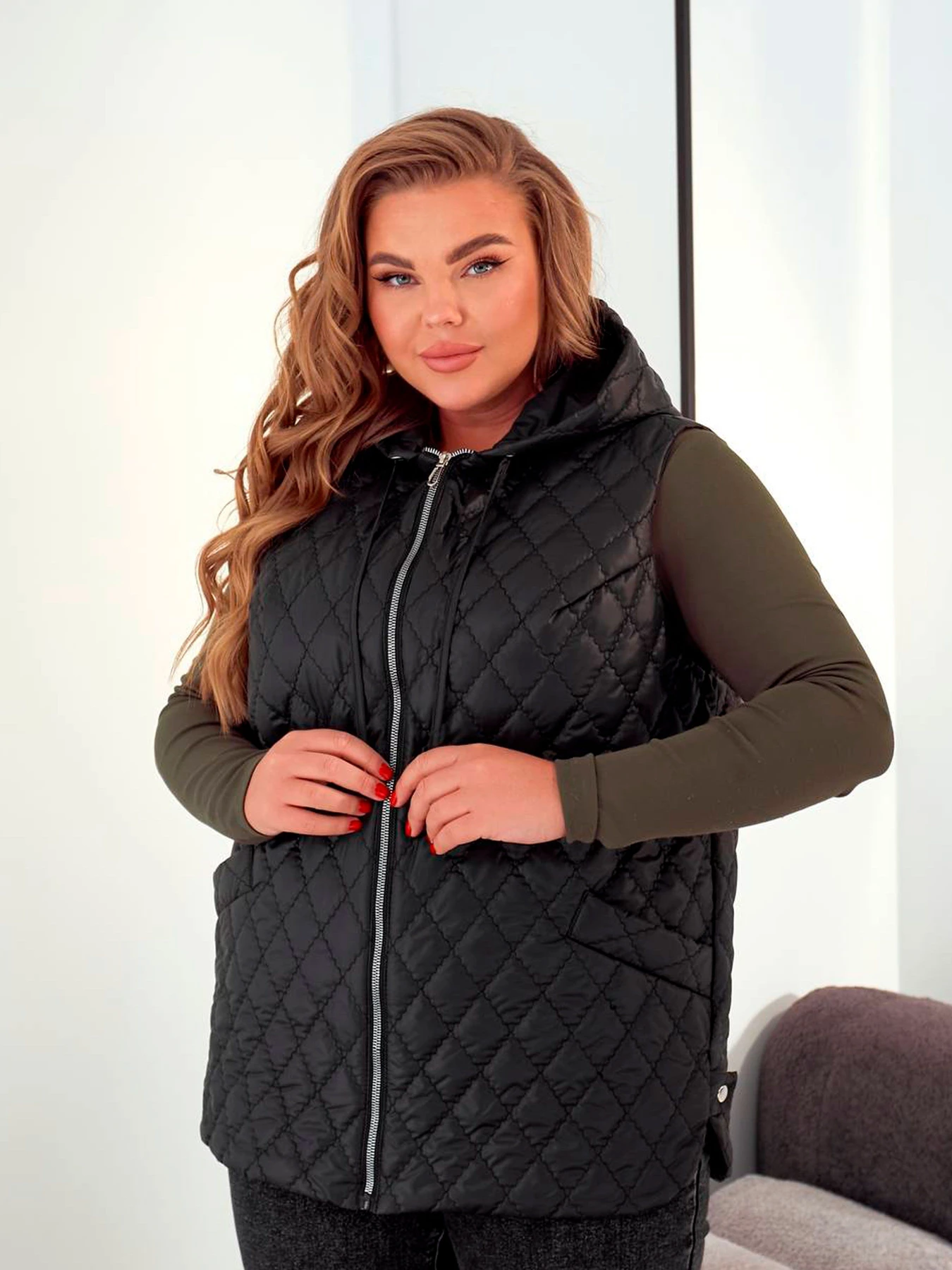 Куртки и дубленки Uaclothes модель like14867-chernj Куртки и дубленки Uaclothes модель like14867-chernj Фото