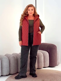 Куртки та дублянки Uaclothes модель like14867-bordovj Фото