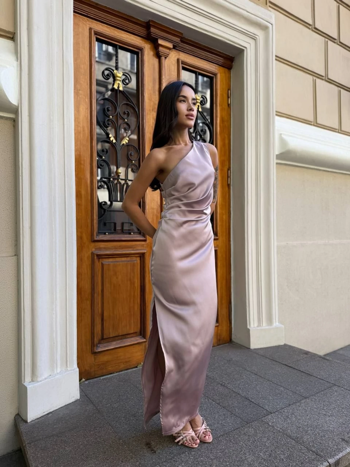 Платья Uaclothes модель like14785-pudrovj Платья Uaclothes модель like14785-pudrovj Фото