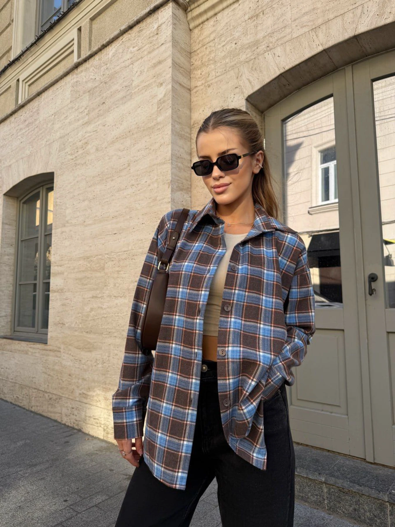 Сорочки Uaclothes модель like14743-sinij Сорочки Uaclothes модель like14743-sinij Фото