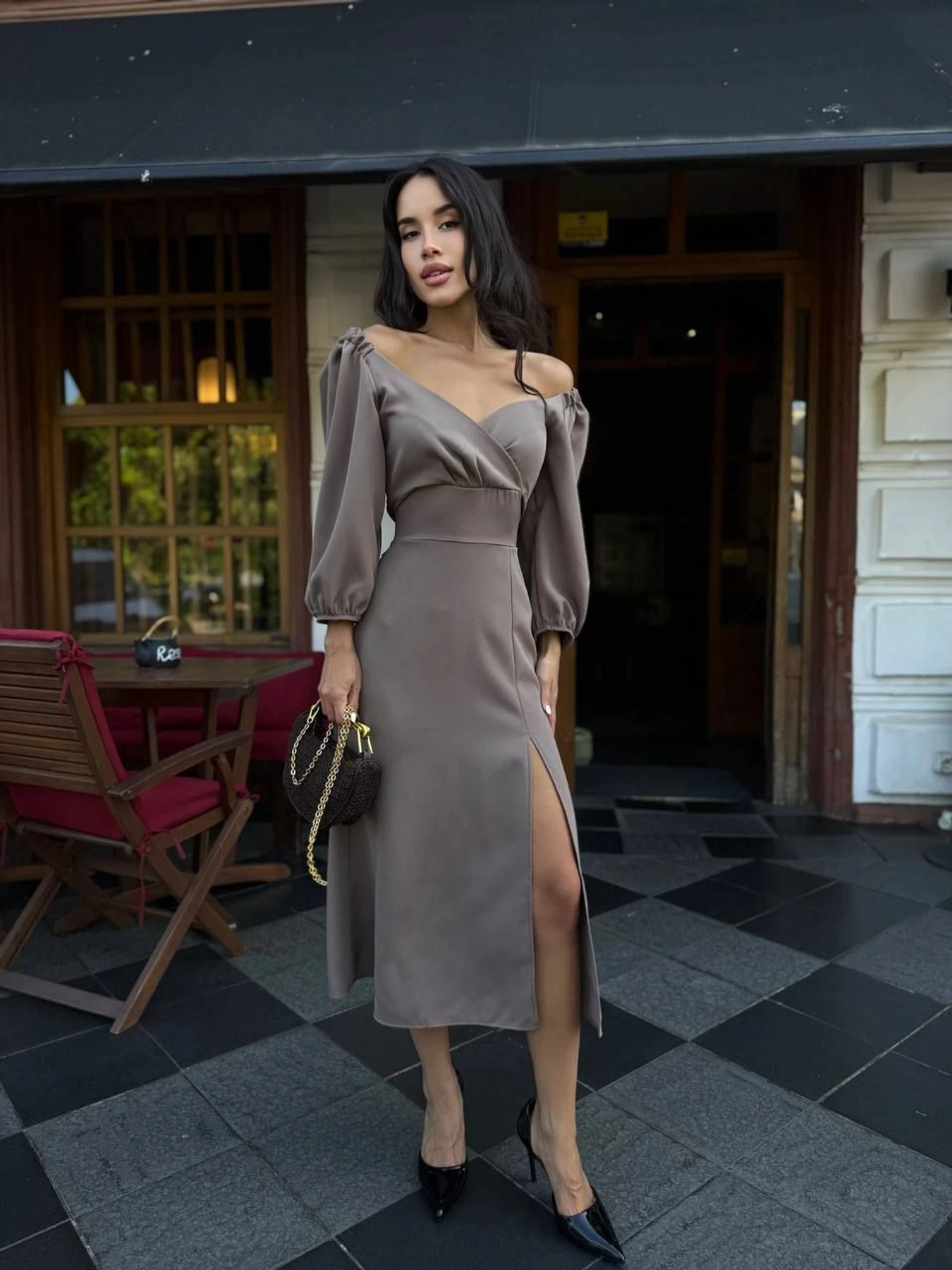 Сукні Uaclothes модель like14549-korichnevj Сукні Uaclothes модель like14549-korichnevj Фото
