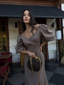 Сукні Uaclothes модель like14549-korichnevj Фото