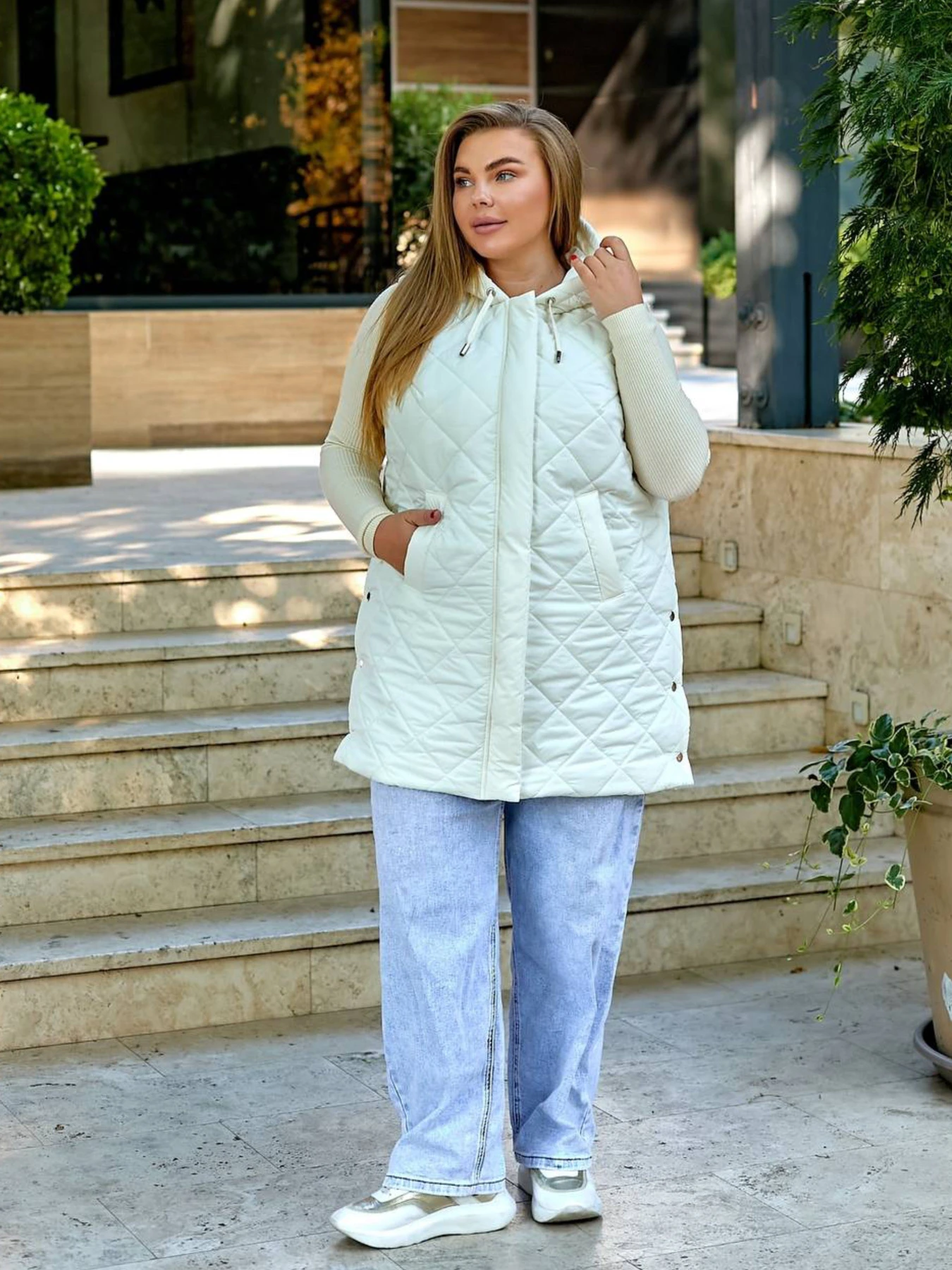 Куртки и дубленки Uaclothes модель like14497-molochnj Куртки и дубленки Uaclothes модель like14497-molochnj Фото