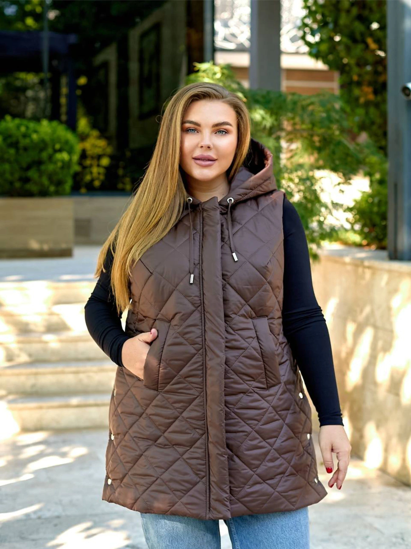 Куртки и дубленки Uaclothes модель like14497-korichnevj Куртки и дубленки Uaclothes модель like14497-korichnevj Фото