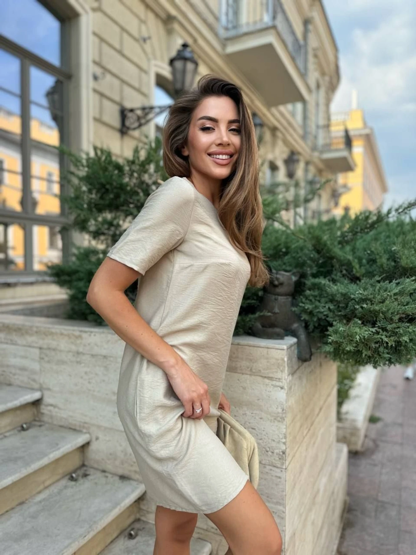 Сукні Uaclothes модель like14457-bezhevj Сукні Uaclothes модель like14457-bezhevj Фото