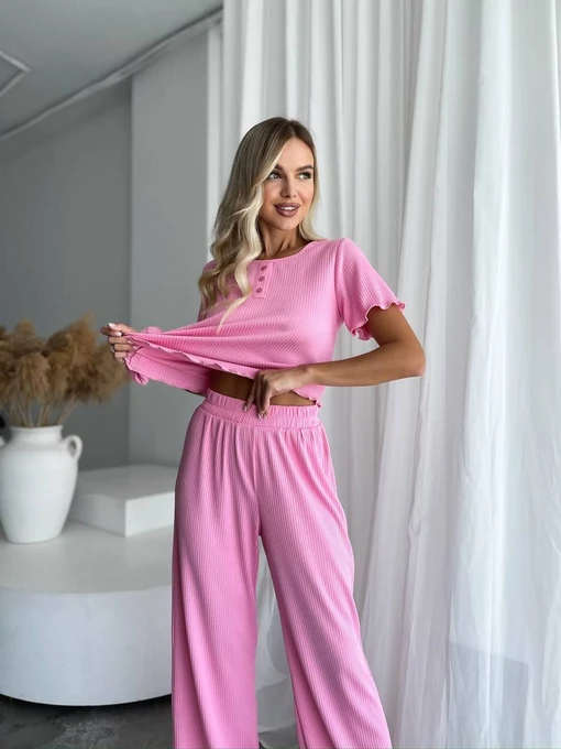 Бавовняний Жіночий Домашній костюм Uaclothes фото 2