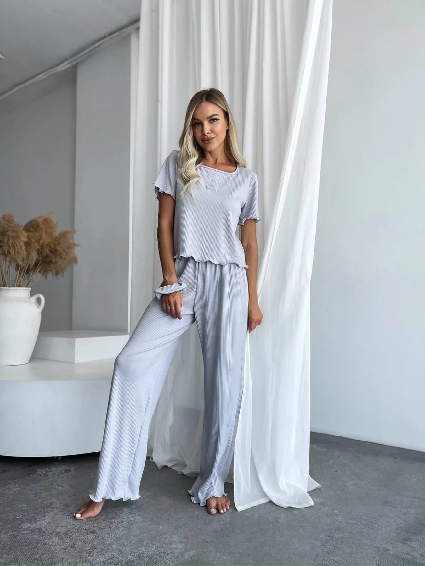 Одежда для дома и сна Uaclothes модель like14416-serj Одежда для дома и сна Uaclothes модель like14416-serj Фото