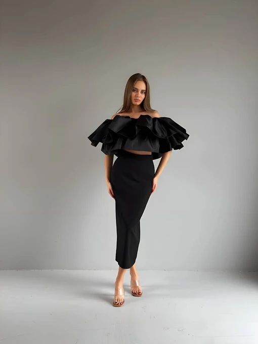 Спідниці Uaclothes модель like14387-chernj Фото