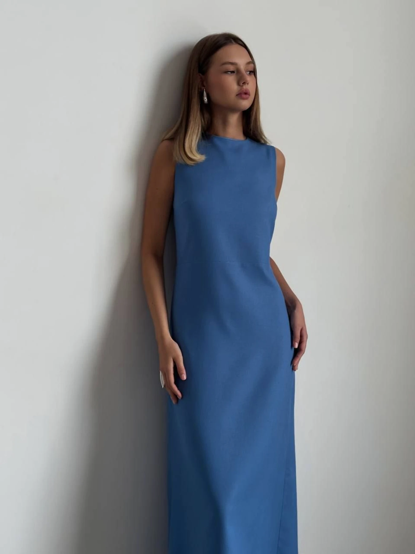 Платья Uaclothes модель like14384-sinij Платья Uaclothes модель like14384-sinij Фото