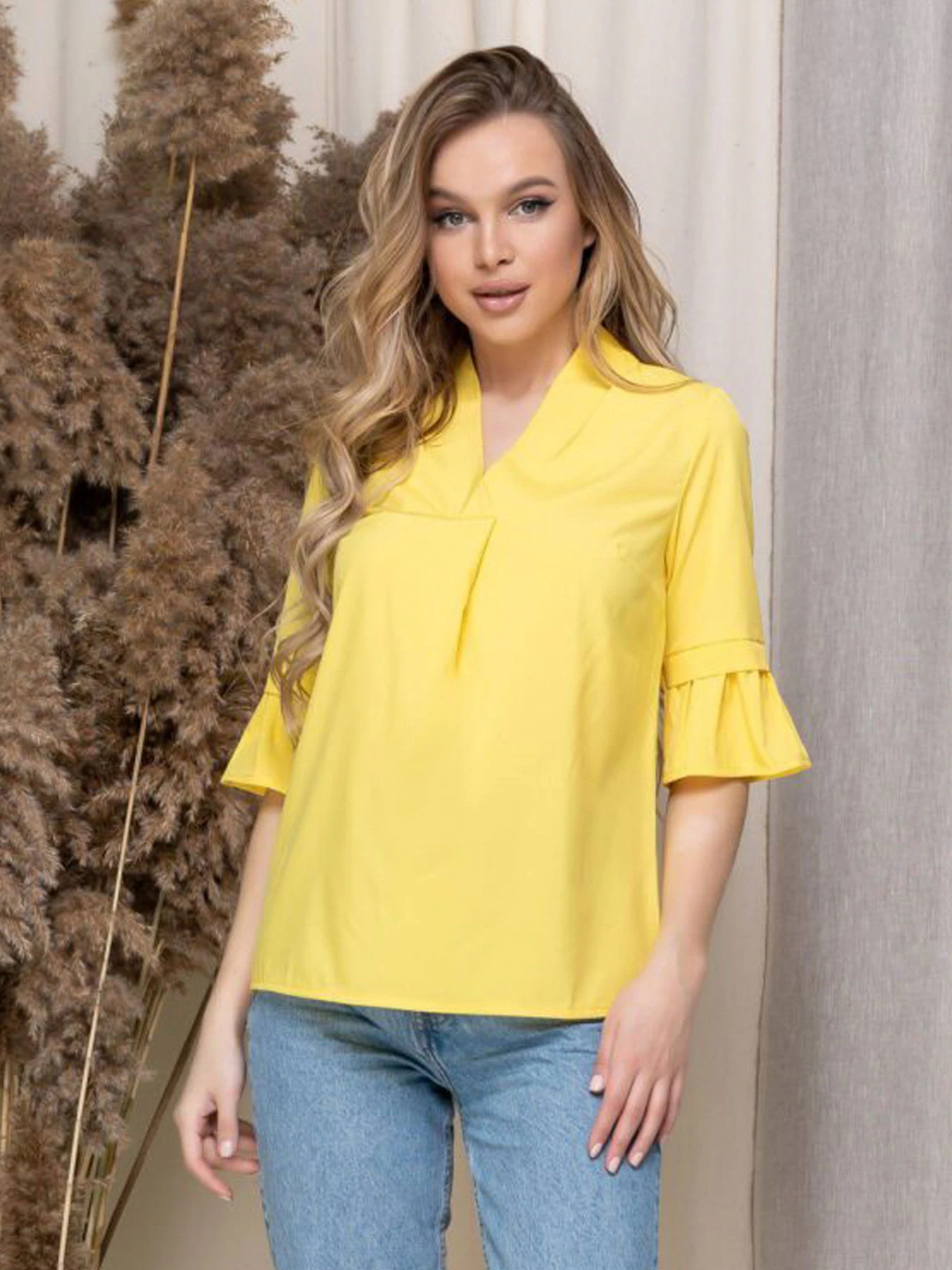 Рубашки Uaclothes модель like14316-zheltj Фото