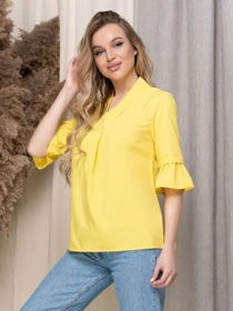 Рубашки Uaclothes модель like14316-zheltj Фото