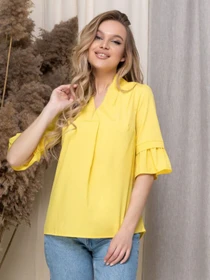 Рубашки Uaclothes модель like14316-zheltj Фото