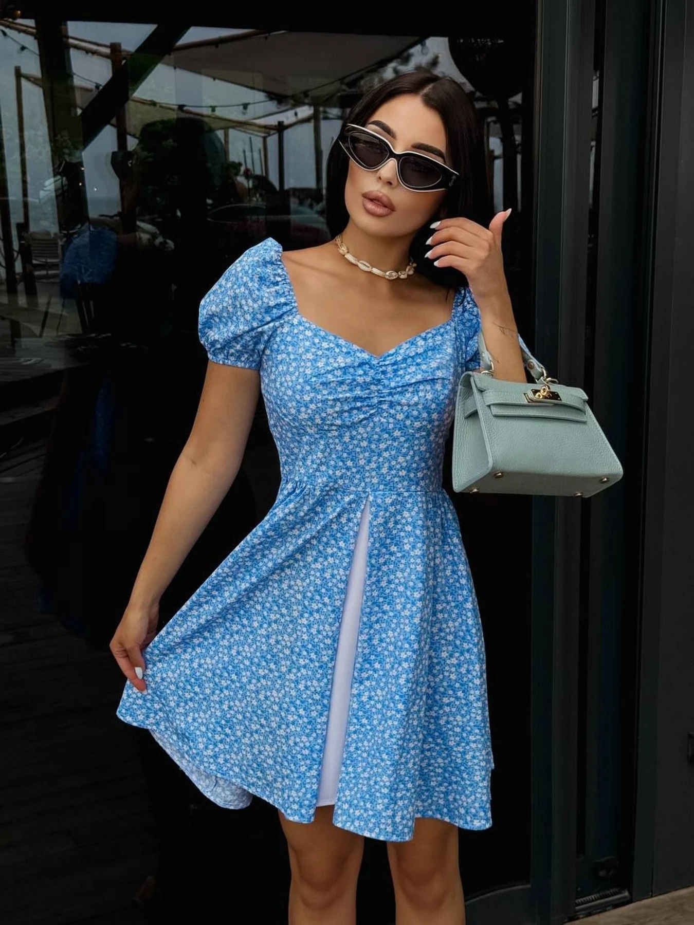Платья Uaclothes модель like14064-goluboj Платья Uaclothes модель like14064-goluboj Фото