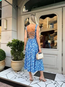 Платья Uaclothes модель like14042-sinij Фото