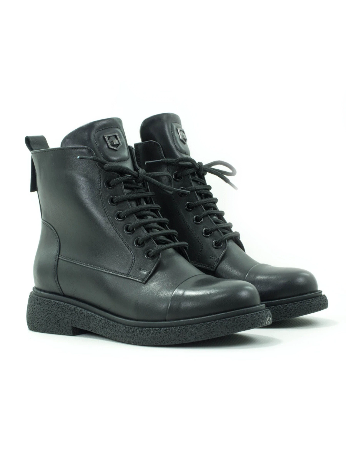 Черевики та чоботи VILANSI модель V8881 BLACK LEATHER Фото
