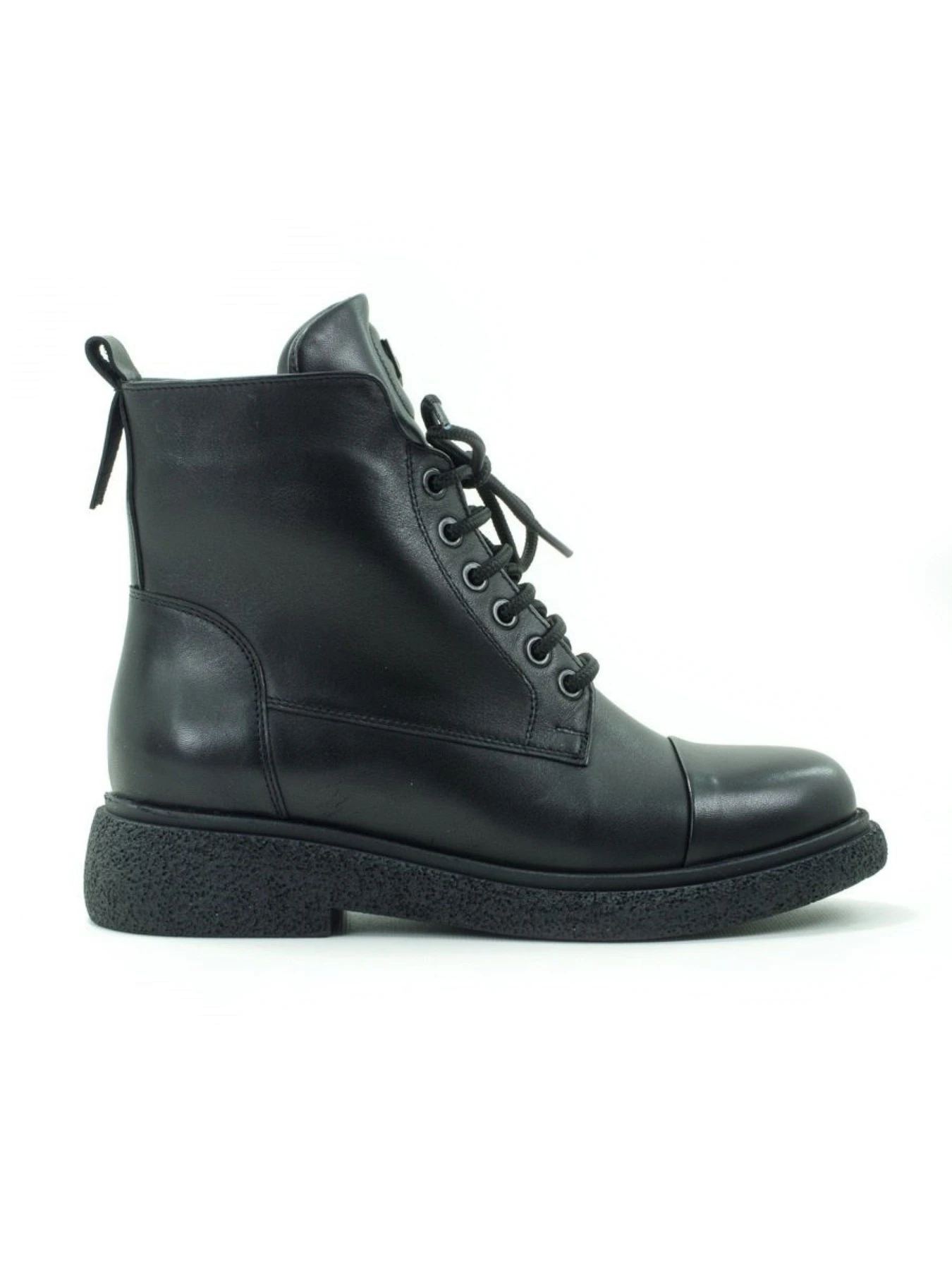 Черевики та чоботи VILANSI модель V8881 BLACK LEATHER Фото