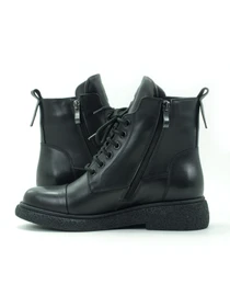 Черевики та чоботи VILANSI модель V8881 BLACK LEATHER Фото