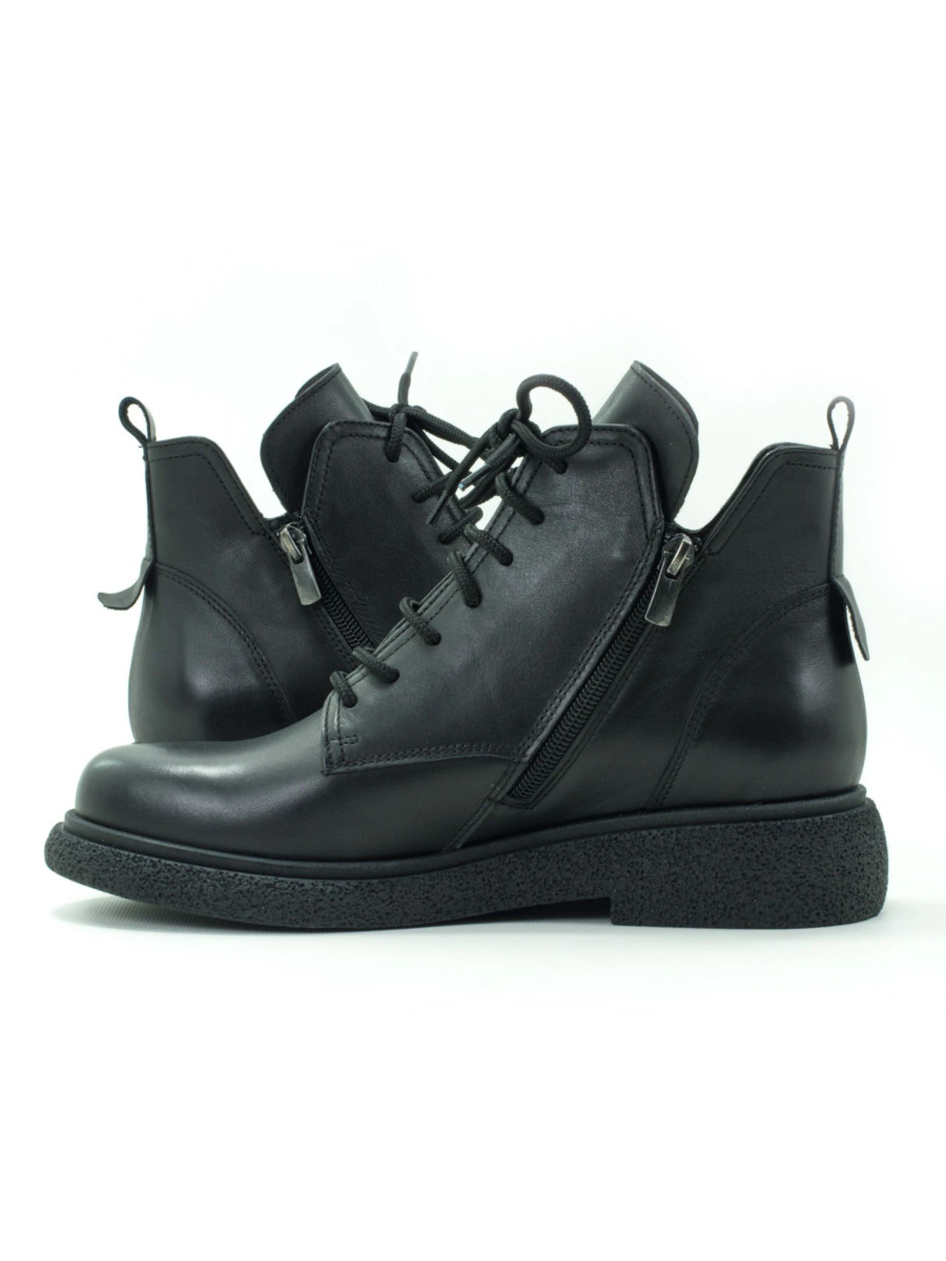 Ботинки и сапоги VILANSI модель V8880 BLACK LEATHER Фото