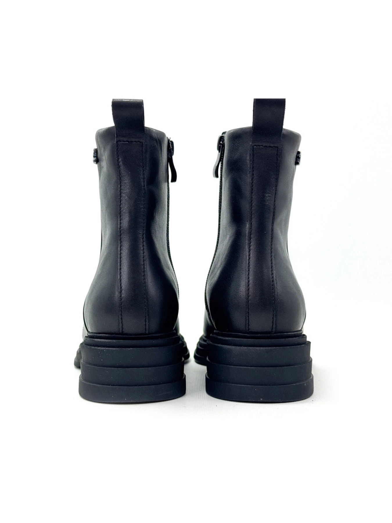 Черевики та чоботи VILANSI модель V8629 BLACK LEATHER Фото