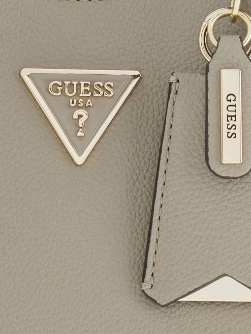 GUESS Сумка колір бежевий фото 3