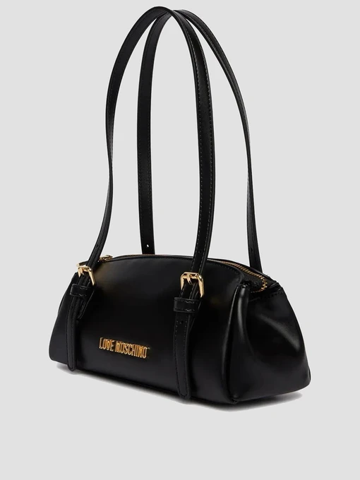 Moschino Шолдер бег колір чорний фото 3