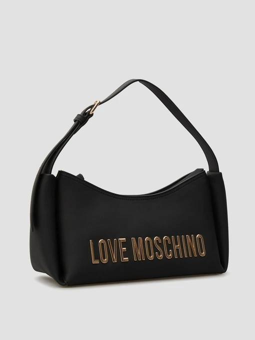 Moschino Шолдер бег колір чорний фото 3