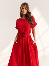 Сукні ISSA Plus модель 15568_красный Фото