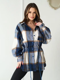 Сорочки ISSA Plus модель 15573_синий Фото