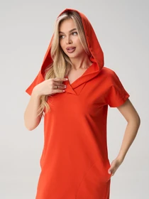 Платья ISSA Plus модель 15588_оранжевый Фото
