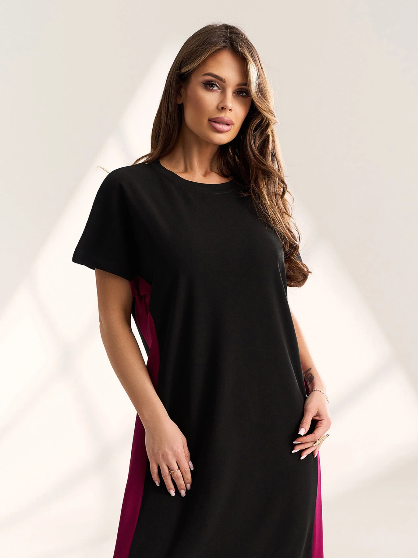 Платья ISSA Plus модель 15599_черный Платья ISSA Plus модель 15599_черный Фото