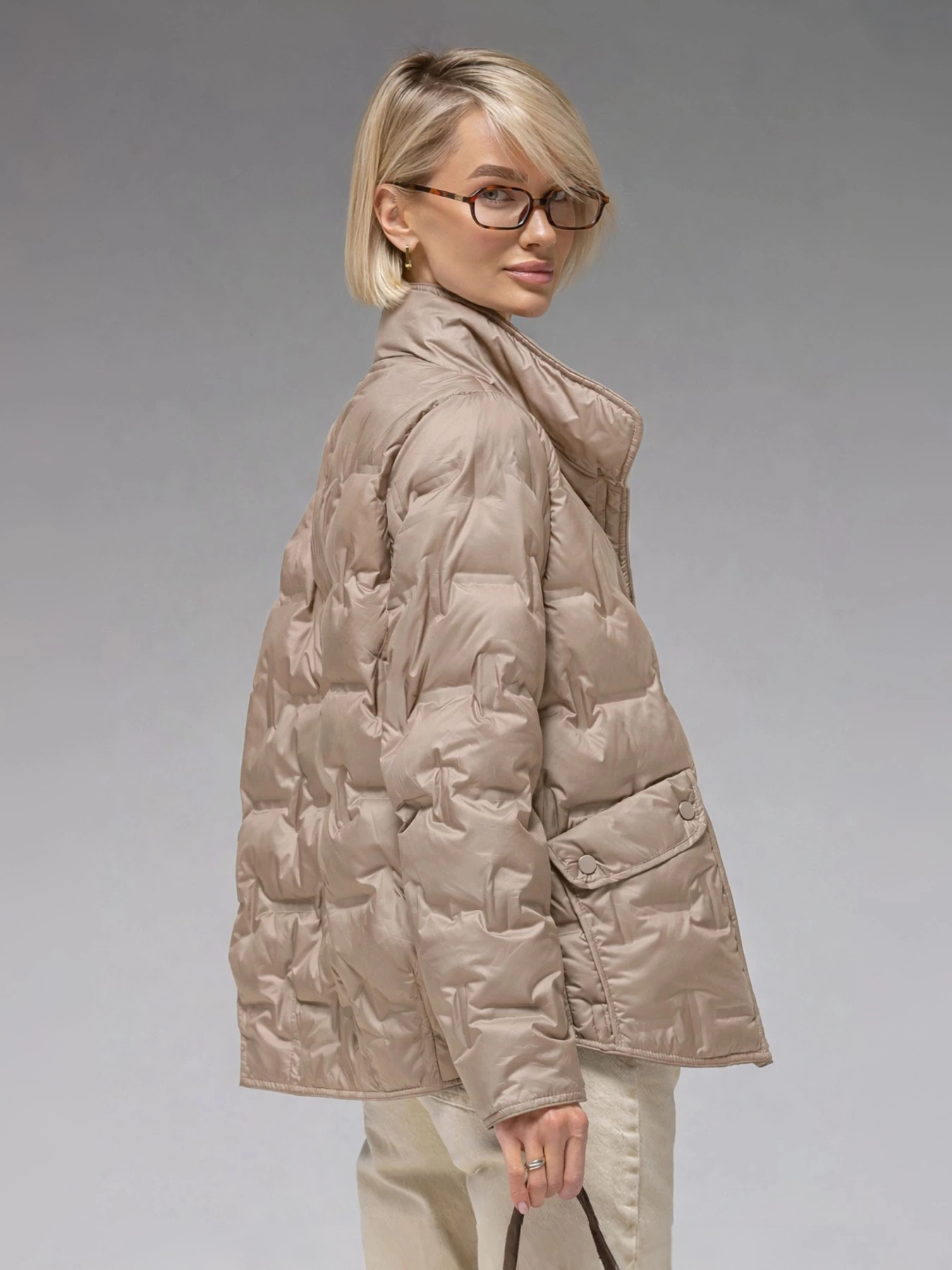 Куртки та дублянки VIVA WEAR 88102 модель 88102-beige-milk Куртки та дублянки VIVA WEAR 88102 модель 88102-beige-milk Фото